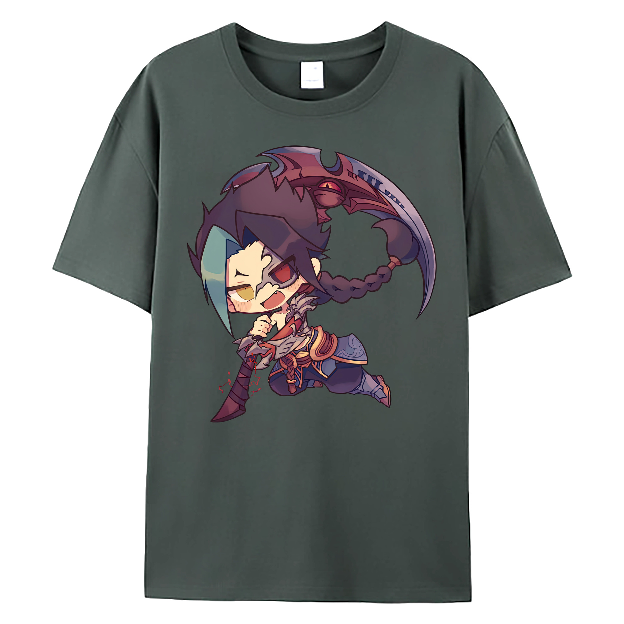 （画像用） リーグ・オブ・レジェンド League of Legends LOL 綿100％ メンズ半袖Tシャツ｜肌触りやわらか＆通気性